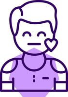 Compassion Outline Icon Style vector
