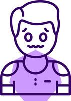 Disgust Outline Icon Style vector