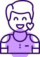Love Outline Icon Style vector