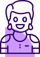 Jubilation Outline Icon Style vector