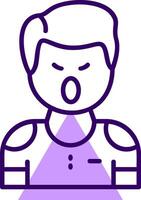 Hostility Outline Icon Style vector