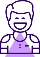 Eagerness Outline Icon Style vector