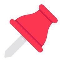 An icon design of location pin vector