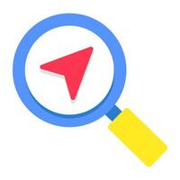 Perfect design icon of search cursor vector