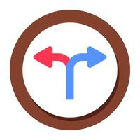 Modern design icon of double arrow vector