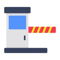 A beautiful design icon of checkpost vector