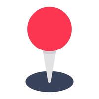Perfect design icon of location pin vector