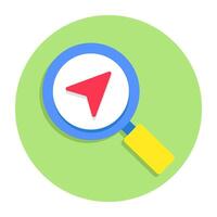 Perfect design icon of search cursor vector