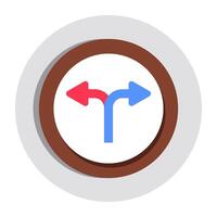 Modern design icon of double arrow vector