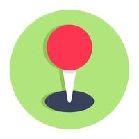 Perfect design icon of location pin vector