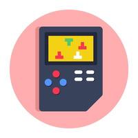 Brick game icon, editable vector
