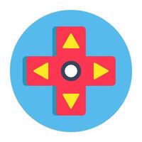 Editable design icon of control buttons vector