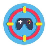 Modern design icon of gamepad vector