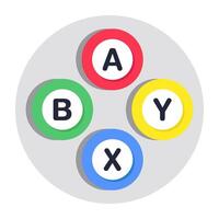 A trendy design of snooker balls vector