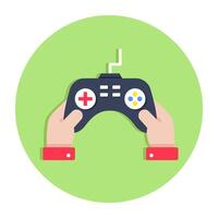 Modern design icon of gamepad vector