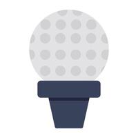 A unique design icon of golf tee vector