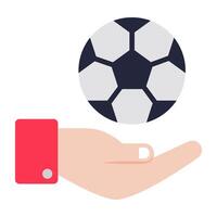 Modern design icon of football vector