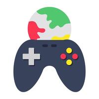 Modern design icon of global gaming vector