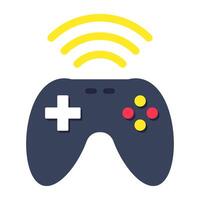 Modern design icon of wireless gaming vector