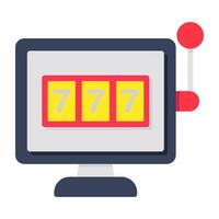 Premium download icon of slot machine vector