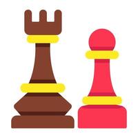 A perfect design icon of chess pieces vector