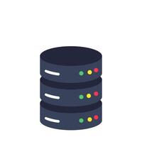 An icon design of database vector
