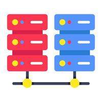 A beautiful design icon of database Network vector