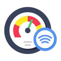 A beautiful design icon of velocity vector