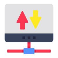 Creative design icon of update vector
