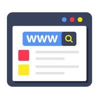 A beautiful design icon of search box vector