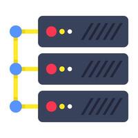 Modern design icon of server vector