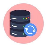 Premium design icon of data update vector