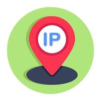 Premium design icon of ip vector