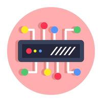 A beautiful design icon of server connection vector