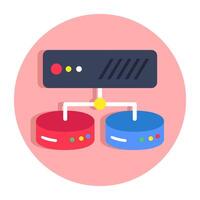 Creative design icon of datacenter vector