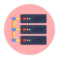 Modern design icon of server vector