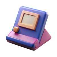 3D Render of Retro Handheld Device png