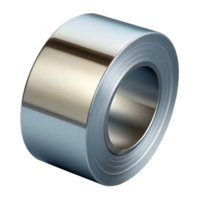 3D Render of Metal Coil, Steel Roll png