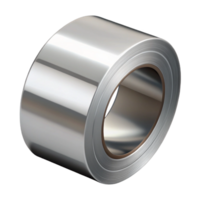 Metallic Roll 3D Illustration png