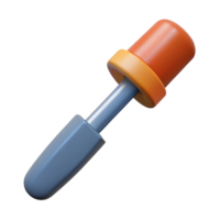 3D Render of Colorful Dropper png