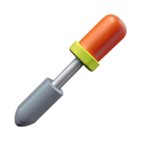 3D Render of a Colorful Screwdriver png