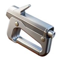 3D Render of a Futuristic Carabiner Clip png