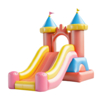 Inflatable Slide for Children's Parties - Perfect for Fun and Entertainment on transparent background png