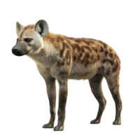 Hyena Side View Isolated for Wildlife Illustrations on transparent background png