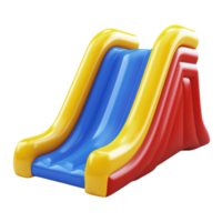 Vibrant Inflatable Slide for Outdoor Fun and Events on transparent background png