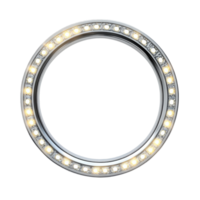 LED Ring Light Isolated on a White Background for Photography and Videography on transparent background png