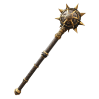 Medieval Mace A Symbol of Power and Warfare on transparent background png