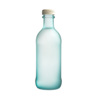gefrostet Glas Trinken Flasche isoliert auf Weiß Hintergrund auf transparent Hintergrund png