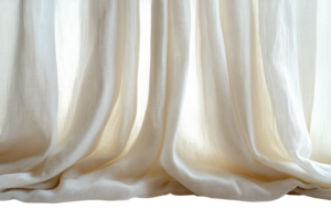Light curtains gently billow in the soft breeze near a sunlit window in a serene indoor setting png