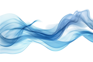 Soft blue wave patterns flowing across a white background create a serene and calming visual effect png